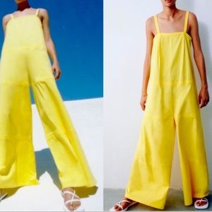 ZARA oversized wide leg jumpsuit